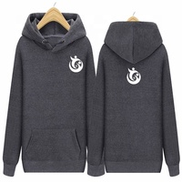 Sudadera con Capucha Bordada para Hombre, Invierno 2021, 100% Algodón, Corte Regular, Mangas Largas, Ecológica y Transpirable