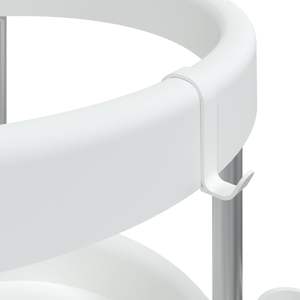 Carrito de limpieza de aluminio con cesta de almacenamiento Carros de limpieza móviles convenientes - Product Image 5