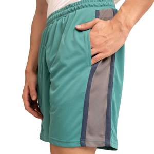 กางเกงขาสั้นออกกำลังกายสีเขียวมิ้นท์สำหรับผู้ชาย แห้งเร็ว ระบายอากาศได้ดี เหมาะสำหรับวิ่งและเล่นกีฬา - Product Image 3