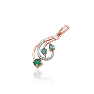 จี้เพชรธรรมชาติ 0.08 กะรัต สี H-I ทรงกลมเจียระไนแบบบริลเลียนท์ ความสะอาดระดับ VS-SI เพชรจากธรรมชาติ สร้อยคอเพชรเม็ดเดี่ยวสำหรับเธอ - Product Image 3