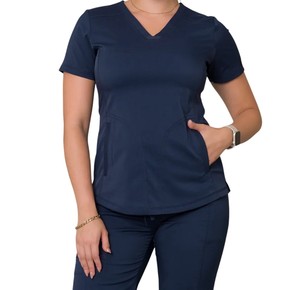 Ensemble de blouses médicales pour femmes, tissu extensible, uniforme d'infirmière, vêtements de travail professionnels - Product Image 2