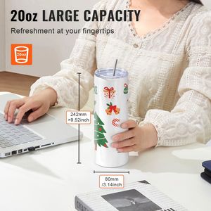 Set di 8 Presse a Caldo per Sublimazione da 20OZ per Tazze, Bicchieri, Magliette e Cappellini - Product Image 3