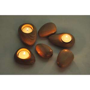 Wooden <b>Tea</b> Light Holder for Home Decoration Handcrafted <b>Candle</b> Stand for Living Room Diwali Festive Decor - Product Image 4