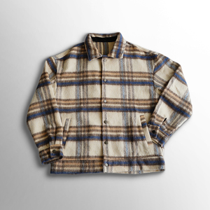 Wholesale <b>Mens</b> High Quality Checkered Flannel Shirt <b>Hood</b> Casual Winter Zipper Front Plaid Shacket Outerwear <b>Top</b> Windproof - Product Image 3