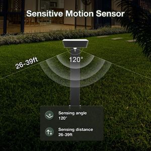 Outdoor LED Solar Pathway <b>Lights</b> Dusk-to-Dawn Photocell <b>Motion</b> Sensor Landscape Path <b>Light</b> 1985 - Product Image 3