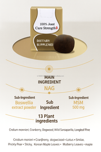 Tableta de glucosamina NAG masticable para la movilidad articular con MSM y extracto de Boswellia - Product Image 3