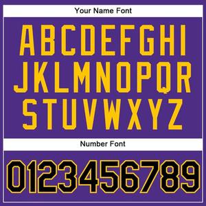 Camiseta de Baloncesto Personalizada con Rayas Negras y Moradas, Dorada, Auténtica, de Malla Transpirable, Poliéster/Algodón, Unisex, para Adultos, Entrenamiento de Equipo - Product Image 5