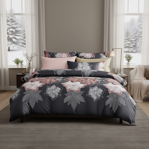 Edredón Romántico de Lujo de Algodón 90x100 Tamaño Queen, Ropa de Cama Suave y Cálida para Hotel y Hogar, Temporada de Invierno, Relleno de Poliéster - Product Image 3