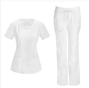 OEM Scrubs Short Sleeve Tops Jogger Pants Sets Medical Hospital Nursing Scrub Uniforms Men <b>Nurse</b> Scrubs Set - Product Image 1