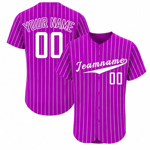Maillot de baseball rouge personnalisé imprimé par transfert thermique, unisexe, respirant, séchage rapide, col en V, manches courtes, 100 % polyester, personnalisable - Product Image 6