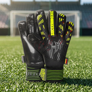 Wholesale New Sport Soccer Professional Goalkeeper Gloveswith 4mm German Latex High Quality Gloves Goalkeeper Gloves - Product Image 4
