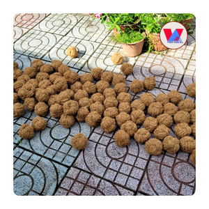 AVAILABLE Custom Logo Coir Chew Ball Coconut Fiber Pet Toy Non-Toxic Husk Sphere For All Pets Teeth Cleaning Playing Training - Product Image 2