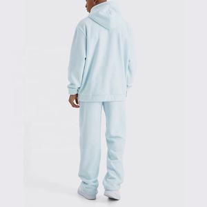 เสื้อฮู้ดดี้ผู้ชายแบบสวมหัว ผ้าฟลีซคอตตอน 100% ทรงหลวม ไหล่ตก มีกระเป๋า  คุณภาพสูง สำหรับฤดูหนาว  แบบสั่งทำพิเศษ - Product Image 6