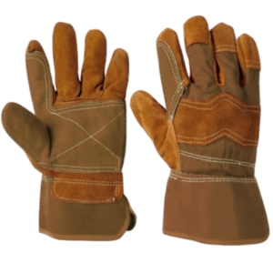 Gants de sécurité en cuir de vachette renforcé pour travailleurs du jardin et ouvriers du bâtiment, haute performance, fabrication canadienne - Product Image 4