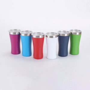 160ml 304 Stainless Steel Waist-Design Vacuum Insulated Tumbler Portable Car Cup for <b>Office</b> & <b>Gift</b> Use - Product Image 2
