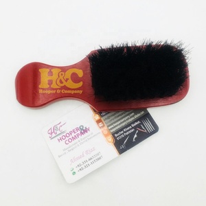 Nouveautés : Brosse à cheveux avec manche en bois, peigne de coiffure blanc personnalisable, confortable pour les salons de coiffure, emballage avec logo - Product Image 4