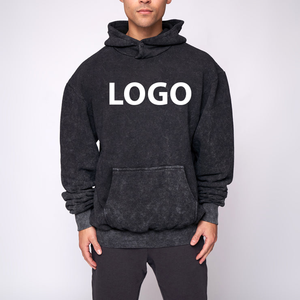 เสื้อฮู้ดดี้โอเวอร์ไซส์ผ้าเฟรนช์เทอร์รี่เนื้อหนา 500 กรัม พิมพ์ลายซันเฟด ปักลาย 3 มิติ คุณภาพสูง แบบสั่งทำพิเศษ สำหรับฤดูหนาว ผ้าฝ้าย 100% ล้างสีแบบแอซิดวอช - Product Image 3