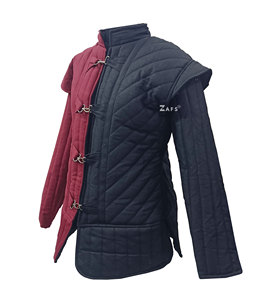 Abrigo Gambeson Medieval, Chaqueta Aketon de Manga Larga con Acolchado Grueso, Armadura para Adultos Unisex, Disfraz Histórico para Reenactment - Product Image 3