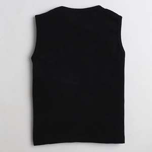 เสื้อยืดลายจุดแขนน้อยให้ GOTO The Moon-BLACK - Product Image 2