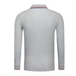 Polo pour homme en coton tricoté de haute qualité, respirant, avec logo personnalisé, pour loisirs et sport, vente en gros, design vierge, 100% coton - Product Image 2