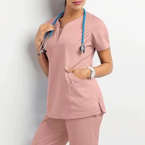Best quality soft fabric anti shrink Medical <b>Scrub</b> <b>Set</b> anti polling modern style fashionable anti wrinkle Medical <b>Scrub</b> <b>Set</b> - Product Image 6
