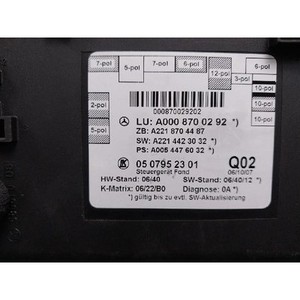 โมดูลควบคุมประตูหลังรถยนต์ S-class ปี 2005-2009 มือสอง ของแท้ รหัสอะไหล่ A0008700292 - Product Image 4