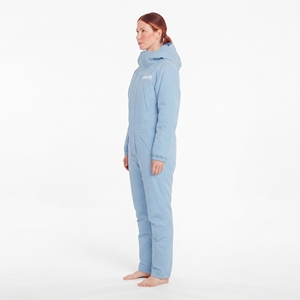 Mono de esquí para mujer, de una pieza, impermeable, con capucha desmontable, a prueba de viento, para esquí al aire libre - Product Image 2