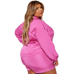 Conjunto de Pantalones Cortos y Chaqueta Cortavientos de Verano para Adultos, Transpirable, de Poliéster/Nailon, Talla Grande, Unisex - Product Image 2