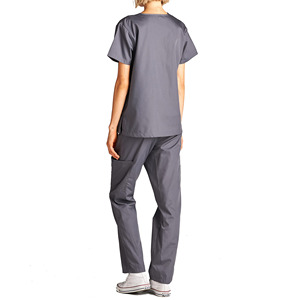 Polyester Cotton blend Fabric Washable Nursing <b>Scrub</b> <b>Sets</b> for Women Medical <b>Scrub</b> Suit Hospital Nursing <b>Scrub</b> Uniforms - Product Image 4