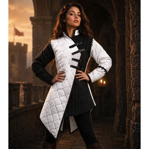 Manteau Gambeson matelassé médiéval pour femme, veste en coton rembourrée, armure, costume de cosplay Renaissance, tenue LARP - Product Image 2