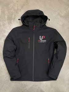 Veste Softshell Noire Personnalisée avec Capuche, Imperméable, Coupe-Vent, Doublure Polaire, Vêtement de Travail d'Extérieur, Manteau Tactique, Personnalisation du Logo - Product Image 6