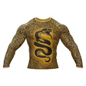 Real Strong Men BJJ Rush Guard Rashguard-High Quality Nylon/Cotton Sportswear with Customizable Options - Product Image 1