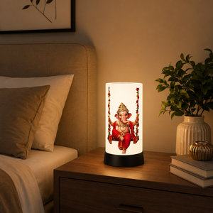 Lord Ganesha LED Table Lamp Spiritual Decorative <b>Night</b> <b>Light</b> Warm Glow Bedside Lamp Home Temple Living Room Meditation Gift - Product Image 2
