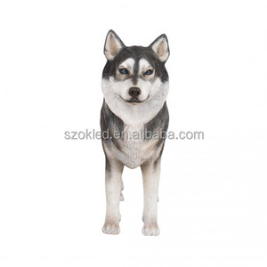 Husky Mouton Dynamite Boîte Dinosaure Halloween Citrouille Poussin Père Noël Chat Chaudron Oeuf De Pâques Maison En Fibre De Verre Résine Décoration - Product Image 1