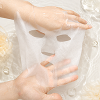 Mascarilla Facial Biodegradable Y373 de Terciopelo de Nieve Tremella con Textura de Gel de Fibra Vegetal de Edelweiss