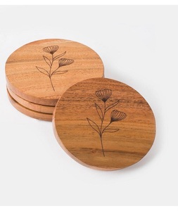Posavasos de Madera en Blanco de Buena Calidad, Diseño Clásico Ecológico, Grosor Personalizado, Venta al por Mayor, Alta Calidad, F S INTERNATIONAL - Product Image 4