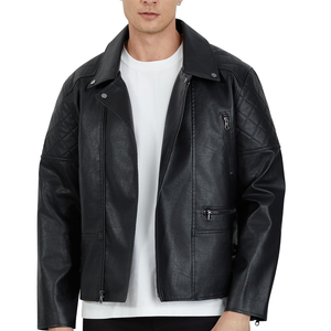 Premium Genuine <b>Leather</b> Outerwear for Men Stylish Biker <b>Jacket</b> for Casual and Travel Activities - Product Image 1