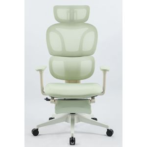 Sedia da Ufficio Ergonomica con Schienale Alto, Supporto Lombare Dinamico, Poggiatesta 2D, Braccioli 2D e Poggiapiedi - Product Image 2