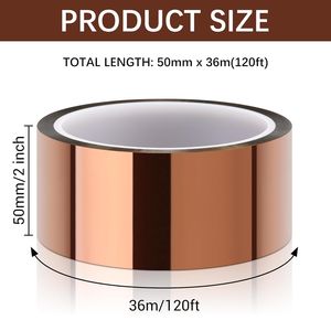 Nastro di Trasferimento per Sublimazione Resistente al Calore 50mm X 36m (120ft) per Stampa ad Alta Temperatura e Applicazioni Elettroniche - Product Image 2