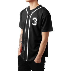 Nueva Camiseta de Béisbol para Hombre con Logotipo Bordado por Sublimación, Diseño de Bloques de Color y Nombre y Número del Equipo en las Mangas, Ropa de Softbol - Product Image 1
