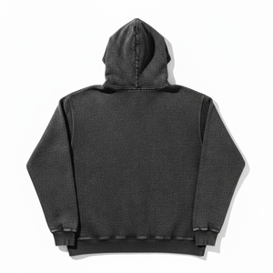 Sudadera con Capucha Personalizada de Fábrica para Hombre, Estilo Desgastado, Tejido Grueso de 450 Gsm, Poliéster/Algodón, Corte Regular, Transpirable, Sudadera de Forro Polar Sólido - Product Image 3