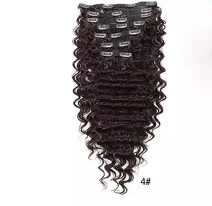 Hot Selling 100% Virgin Vietnamese Human Hair Straight Clip-In Extensions High Quality No Genius Weft