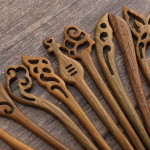 ไม้จับผมแบบจีนโบราณ MIO แกะสลักลายด้วยมือ ทำจากไม้แท้ สำหรับทำผมทรงบัน  ไม้เสียบผม  กิ๊บติดผม  สำหรับผู้หญิงผมยาว  ทำผมทรงชิญอง - Product Image 5