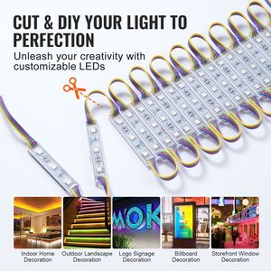 400 Pezzi Moduli LED RGB da 63 Metri, Luci LED 5050 SMD a 3 Colori con Telecomando per Vetrine - Product Image 3