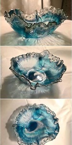 Bols en résine jetables ILAHI, écologiques, résistants à l'eau, modernes, ronds, multicolores, pour fêtes, mariages, camping et service de repas - Product Image 4