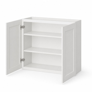 Armoire murale de cuisine blanche style Shaker 36 x 30 pouces, directement de l'usine, RTA, vente en gros, usine du Vietnam - Product Image 3