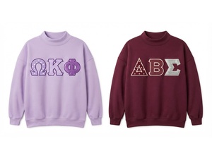 Pull en tricot à col roulé surdimensionné pour femmes avec motif brodé PK sur le devant, vêtements décontractés d'automne - Product Image 4