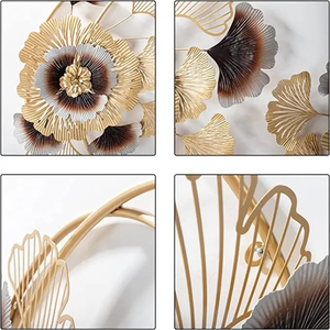 <b>Christmas</b> <b>Garlands</b> & Wreaths Modern room Metal Wall Art handmade for Home Decoration for Wedding Anniversary - Product Image 5