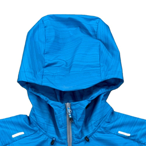 Custom <b>Zip</b>-<b>Up</b> Lightweight Solid Nylon Waterproof Windbreaker 2 in 1 Hoodie & Track <b>Jacket</b> Short Set Men - Product Image 5