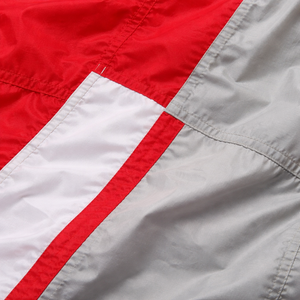 Top Embroidered Half-<b>Zip</b> Pullover Jacket Winter Baggy Style Football Windbreaker Jacket with Appliques OEM Service for USA Teams - Product Image 6